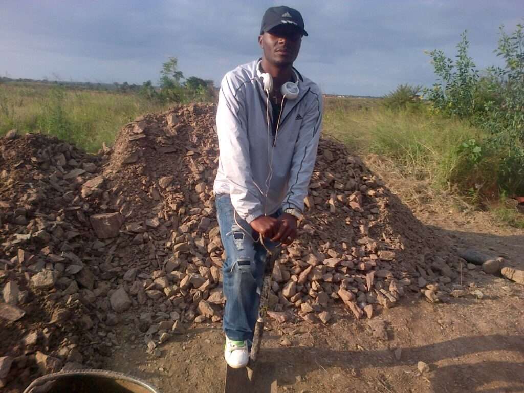 Gold mining project development site